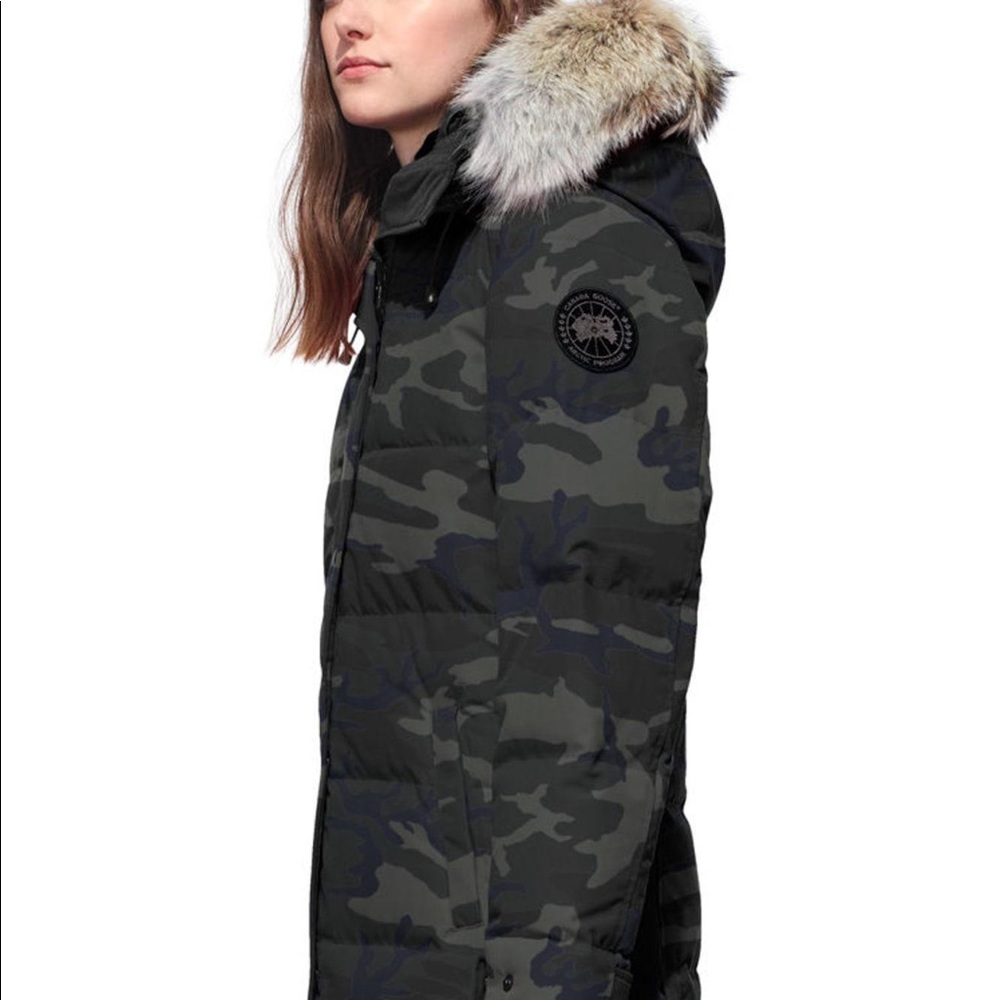 Canada Goose Camo Shelburne Parka Black Label